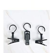 多功能塑料夹，用于衣服、窗帘、手套、袜子、旋转储物衣架夹 - 彩色 - 查看 5