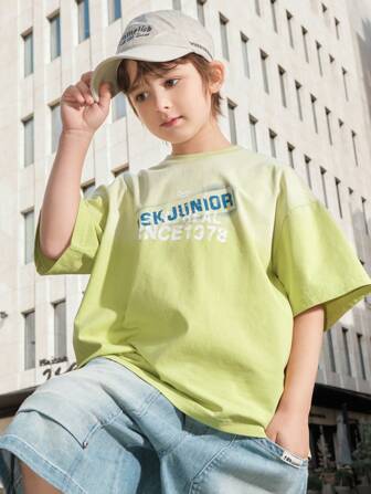 ASK JUNIOR 青少年男孩亲肤舒适时尚 T 恤