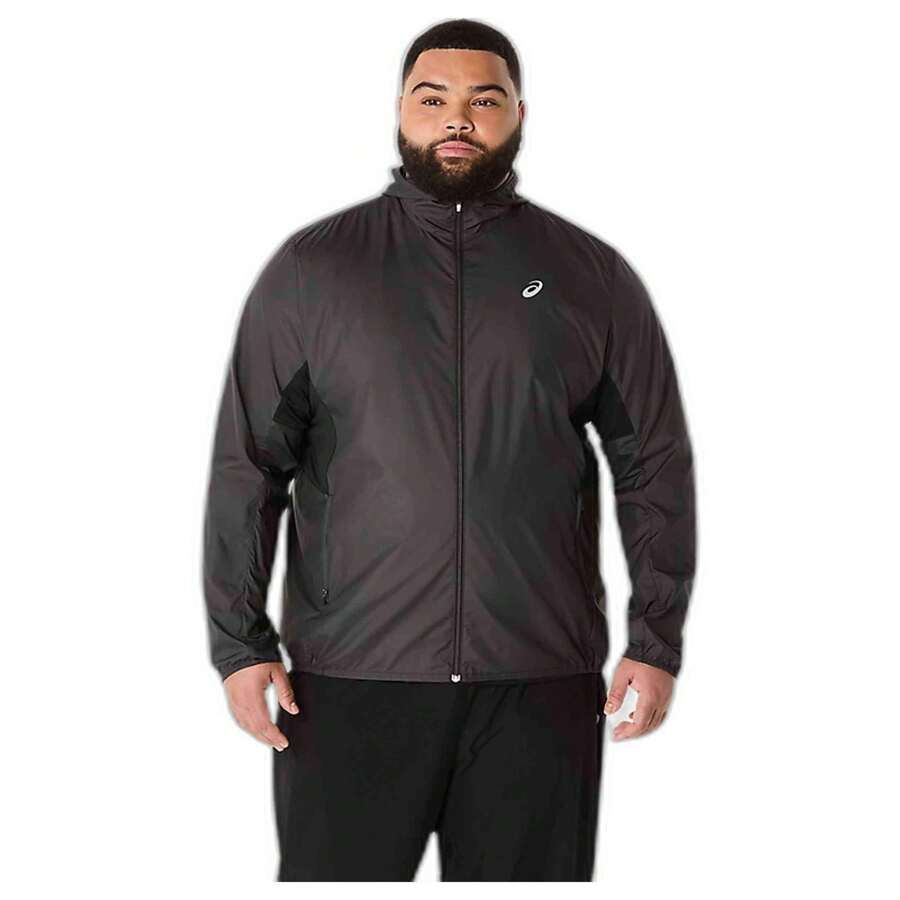 Asics 男士黑色核心夾克✅24/72 小時送貨至西班牙（半島） - 黑色 - 查看 1