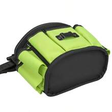 JAKAH 电工专用工具包，工地多功能口袋，便携式五金收纳 - 黑色 - 查看 4