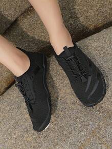 Women's Wetsuit Shoes/Five-Finger Beach Shoes/Indoor Training Shoes - Black - View 4