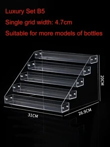 亚克力化妆品收纳架，多层化妆品整理架，可收纳眼影、口红、香水、指甲油等，完美整理您的化妆品，让您的梳妆台整洁有序。透明亚克力材质，经久耐用，易于清洁，是居家、办公或任何空间的理想之选。送给女孩和妈妈的完美礼物。请注意：运输过程中可能会出现轻微划痕，但不影响产品的正常使用。