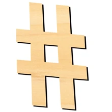 45cm/17in Large Wooden Alphabet Letters A-Z, Numbers 0-9, Blank Unfinished Wooden Letter Number Signs, Cutout Wooden Letters Suitable For Home Wall Decor, Birthday, Wedding, Party, Classroom Decoration - Apricot - View 19