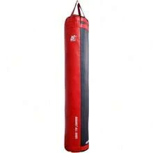Costal Banana Gym 200cm [Vacío], Costal de Boxeo, Costal Largo, Saco de Box, Costal para Kickboxing, Muaythai, Karate, Fitness, Gimnasio, Trainning - Rojo - Ver 1