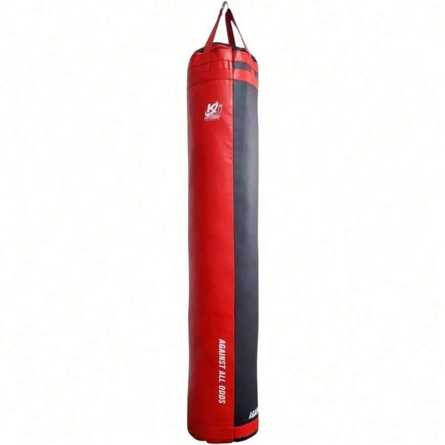 Costal Banana Gym 200cm [Vacío], Costal de Boxeo, Costal Largo, Saco de Box, Costal para Kickboxing, Muaythai, Karate, Fitness, Gimnasio, Trainning - Rojo - Ver 1