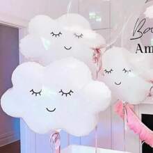 6 quả bóng bay mây xanh và trắng dùng trang trí tiệc sinh nhật, đám cưới, kỷ niệm - Nhiều màu - Xem 8