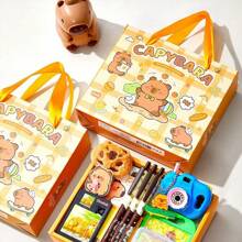 Capybara-Themed Stationery Gift Set, Including A Notebook, Gel Pen, Pendant, And Accessories - A Charming Essential Kit For Students And Animal Lovers - Multicolor - View 4