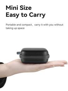 EAGET 便携式收纳包 数码收纳包 (EVA+600D牛津布) USB充电器耳机收纳包 无线耳机 蓝牙耳机 耳机线 手机必备 SD卡 黑色 数据线收纳包 - 黑色 - 查看 8