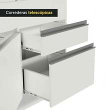 Mueble De Cocina Madesa Gabinete Bajo 2 Cajones 2 Puertas 150 Cm Color Blanco - Blanco - Ver 7