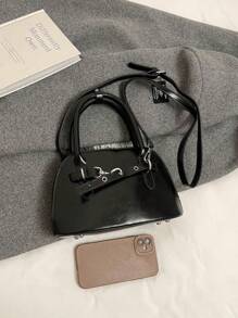 New Women's Bowling Tote Bag, Minimalist Design With Adjustable Shoulder Strap Design Crossbody Bag, High-End And Stylish Shell Bag, Daily Shopping And Commuting Bag For Commuting To Work, Casual Multi-Functional Zipper Closure Shoulder Bag, Suitable For Gifting Friends For Shopping, Dating, Business Trips, And Business