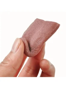 2pcsFake Tongue Prank Props - Perfect For Halloween And Christmas Pranks, Stretchable And Soft, No Battery Required, Perfect For Party Pranks - Multicolor - View 3