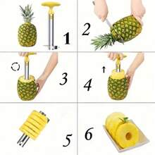 Pineapple Slicer Peeler Cutter Cutter Knife Stainless Steel Kitchen Fruit Tools Restaurant Cooking Tool