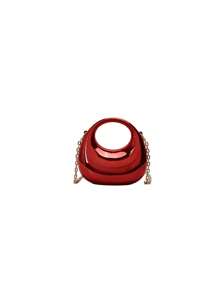 This Mini Solid Color Crossbody Bag Is Made Of Acrylic Material, With A Korean Fashion Minimalist Design. It Has A Large Capacity, Suitable For Female Use, And Is An Ideal Choice For Going To School, Shopping, And Casual Outfits. At The Same Time, It Is Also A Great Gift Choice For Friends And Family During Holidays. - Multicolor - View 14