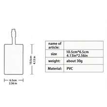 3pcs Fashionable PVC Luggage Tag, Funny Phrase & Cartoon Plane Design, Contrast Color Unisex Practical Luggage Accessories For Easy Identification At Airport, Write Name On Back To Prevent Loss, Lightweight , Party Gift, Christmas, Halloween, Birthday Gift - Multicolor - View 2