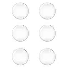 2/4/6 Pieces Clear Door Handle Wall Protectors - For Doors, Cabinet Doors, Refrigerator Doors, Toilet Seats, Providing Impact Protection Against Dents And Scratches, Perfect For Reducing Noise And Protecting Door Walls In Your Home. Reusable For School, Office, Home, Travel, Bag, Organizer, Storage, Back-To-School Supplies