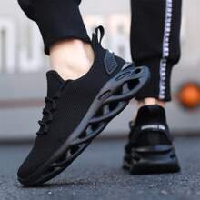 New 2025 Spring/Summer Lightweight & Breathable Couple's Sports Shoes, Outdoor Casual Sneakers, Comfortable Hiking Shoes With MD + Herringbone Compound Outsole, Anti-Slip , Soft & Comfortable, Random Asymmetrical Pattern