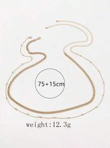 2 pièces Ensemble de chaîne de taille mode et polyvalente pour femmes, chaîne de corps de bikini de plage minimaliste, chaîne de nombril réglable, bijoux de mode , chaîne de taille sexy pour femmes, été, école, automne, Halloween