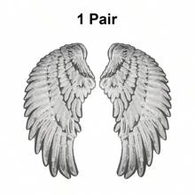 1 Par de Parches de Alas de Ángel con Lentejuelas, Bordado DIY Parches de Alas con Brillo para Coser/Planchar en Chaquetas, Accesorio de Decoración de Tela - Multicolor - Ver 17