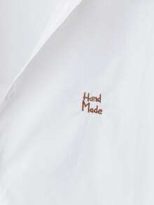 Women's Casual Daily Button Embroidery Cardigan Long Sleeve Shirt White - White - View 5