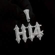 Collier personnalisé avec pendentif lettre en strass, style hip hop, bijou de breloque sur chaîne majuscule, argent, élégant, coloré, vintage, hipster, simple, mode Y2k des années 2000, personnalisé, unique, idéal comme cadeau pour lui, idéal comme cadeau pour elle, petit ami, petite amie, papa, maman, famille, amis, pour anniversaires, pour graduation, pour le bal, pour des fêtes