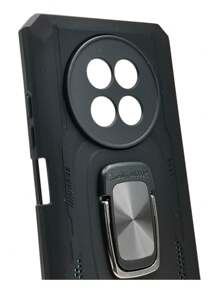 Realme 12 5g Case Camera Protector Case Rude Ring + Mica - Black - View 2