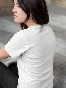 Playera Dama Aguacate en Bolsa