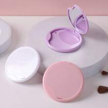 Składany zestaw grzebieni podróżny przenośny dziewczęcy lusterko do makijażu w kształcie serca przenośne kieszonkowe lusterko do makijażu z kieszonkowym lusterkiem do makijażu na wyjście