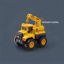 Modèle d'ingénierie 2024 Jouet de véhicule Barre de traction Camion de construction en métal, Camion-benne, Camion-toupie, Mini voiture et Excavatrice, Convient comme cadeau de jouet pour Noël, anniversaire, rentrée des classes