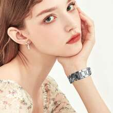 Bling Bands Compatible With Apple Watch Band 38mm 40mm 41mm 42mm 44mm 45mm 46mm 49mm Women Apple Watch SE Series 10 9 8 7 6 5 4 3 2 1, Dressy Jewelry Metal Wristband Strap Rhinestone