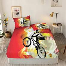 3 PEZZI Completo Lenzuola Personalizzato con Tema Auto, Lenzuola Personalizzate, Diversi Disegni Personalizzati, Stampa Digitale, Adatto per Adolescenti, Bambini, Regali, 1 Lenzuolo e 2 Federe, Si Consiglia Di Caricare Immagini Nitide Con Risoluzione Superiore A 1000 Pixel. - Multicolore - Visualizzare 3