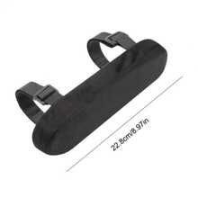 Memory Foam Armrest Pads For Office Chair Elbow Support Cushion For Arm Pressure Relief, Universal Fit Covers For Desk Chairs - Black - View 3