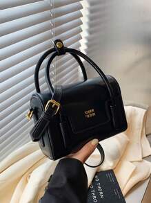 Herfst en winter hoogwaardige eenvoudige effen Maillard-handtassen, dagelijks te dragen Mooi Minority Design Sense Cross-Body-tas, eenvoudige effen kleur Klassieke sfeer Ga naar het werk, Ga uit om een vrouw te daten Schoudertas