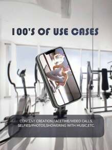 1个硅胶粘性手机手柄，吸盘式手机壳支架，免提粘性手机握把，适用于自拍和视频，手机手指握把支架 - 彩色 - 查看 8