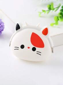 1pc Cat, Frog, Puppy Animal Shaped Coin Storage Bag,Coin Wallet, Key Storage Bag, Canvas Wallet, Cute Coin Wallet, Change Cash Bag, Data Cable, Headphone Storage Bag, Reusable Small Item Storage Bag, Suitable For Vacation, Beach, And Daily Life. It Is The Best Gift For Mothers, Teachers, And Friends, A Portable Small Wallet - Multicolor - View 9