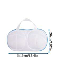 1 件 3D 网状纹理胸罩洗衣袋，简易涤纶胸罩清洁袋，带松紧带和软骨框架，防止变形，适用于家用洗衣机 - 彩色 - 查看 18