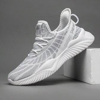 2025春夏新款轻便透气户外运动鞋 黑色 加大码28-48 户外休闲鞋 跑步鞋 舒适登山鞋 MD+人字纹复合大底 防滑耐穿 柔软舒适 随机不对称图案