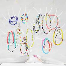 Größe 2mm 12/0 Saatgutperlen ca. 11520 Stücke, kleine Saatgutperlen Zubehör mit Gummikordel, Sprengring und Charms zum Herstellen von Ohrringen, Armbändern und Schmuck