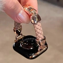 New Synthetic Leather Bracelet Watch Band Compatible With 38/40/41/42/44/45/46/49mm Bands For Series Ultra/SE/10/9/8/7/6/5/4/3/2/1
