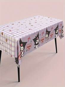 Sanrio 1/10pcs Sanrio Cute Cartoon Simple Highly Attractive Style Portable Attractive Series Tablecloth For Birthday Parties Home Use Party Decoration