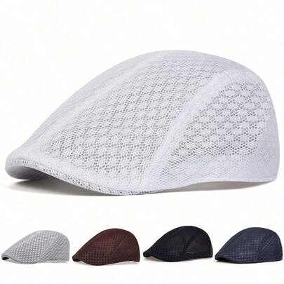 1pc Adjustable Hat For Men: Mesh Forward, Excellent For Any Occasion And Travel, Breathable Mesh, Ideal For Spring And Summer Daily Wear