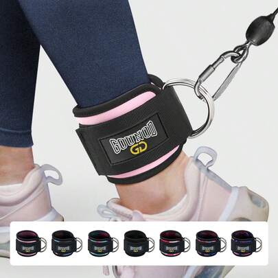 GOUNOD 1 buc manșete reglabile din neopren pentru gleznă, rezistente la rugină, pentru ridicarea de greutăți, extensii de picioare, antrenamente de fitness, suport pentru gleznă, accesorii pentru sală de sport
