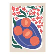 1 件现代波西米亚极简主义植物花卉艺术抽象海报印刷品墙壁艺术图片客厅家居装饰无框架 - 彩色 - 查看 80