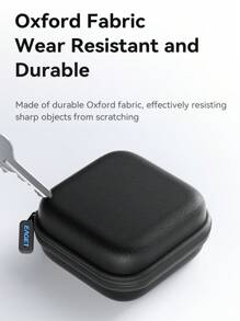 EAGET 便携式收纳包 数码收纳包 (EVA+600D牛津布) USB充电器耳机收纳包 无线耳机 蓝牙耳机 耳机线 手机必备 SD卡 黑色 数据线收纳包 - 黑色 - 查看 5