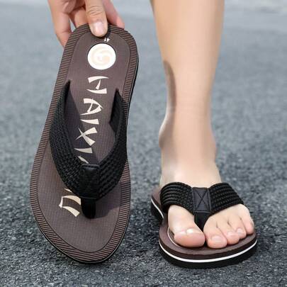 Men's Summer New Lightweight Breathable Outdoor Flip-Flops, Suitable For Beach, Seaside And Daily Outdoor Walking