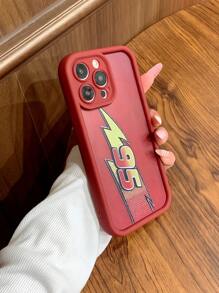 Racing 95 竹纤维手机壳 + 充电线保护套 适用于 16 Pro Max/11/12/13/14 Plus/15 Pro/XS/XR 防水防震防摔防刮