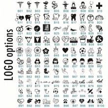 Golden Stainless Steel Chest Tag With Custom Text Engraving For Barber Pin, Designed For Stylist Office Supplies With Black Text Name Company Name Address - Multicolor - View 7