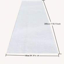 1 pièce Tapis blanc de cérémonie de mariage, tapis rouge classique pour fête de vacances, sans plumes, parfait pour la décoration de Noël, Halloween, Thanksgiving, Nouvel An, Saint-Valentin - Tapis d'allée cérémoniel multifonctionnel - Blanc - Voir 14