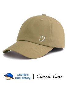 1 件笑脸印花棒球帽，经典时尚柔软吸汗带可调节尺寸轻质防晒多功能经典帽子，适合户外运动日常穿着派对度假送给家人和朋友的完美礼物 - Smile - 查看 15