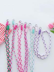 1 Stück bunte Handyhalter - lange Handyhalter-Anhänger, süßes Design, angenehmer Tragekomfort, Zufällige Farbe Metallkarabiner, ein Geschenk für Mutter, Familie, Freunde, Geburtstag, Urlaubshandy-Charm, Handykette