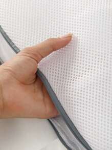 1 件 3D 网状纹理胸罩洗衣袋，简易涤纶胸罩清洁袋，带松紧带和软骨框架，防止变形，适用于家用洗衣机 - 彩色 - 查看 9